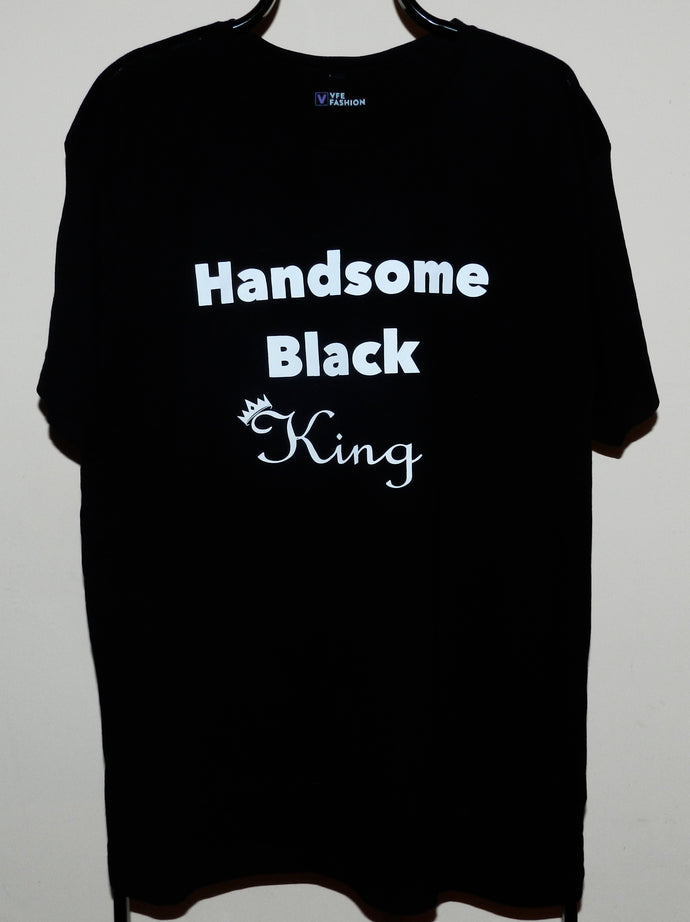 Handsome Black King Tee